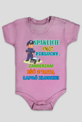 Spakujcie moje pieluchy. Policjant