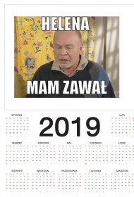 Kalendarz 2019 "Helena mam zawał"