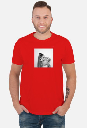 Ariana with dog TEE