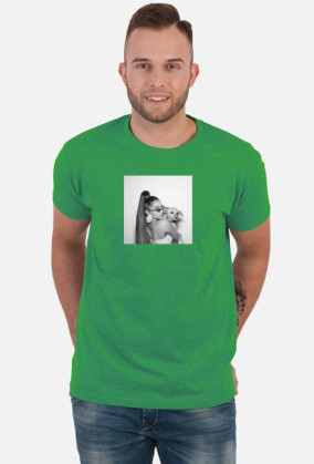 Ariana with dog TEE