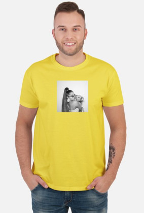 Ariana with dog TEE