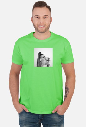 Ariana with dog TEE