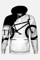 black and white BMX
