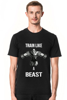 Koszulka Męska Train Like A Beast