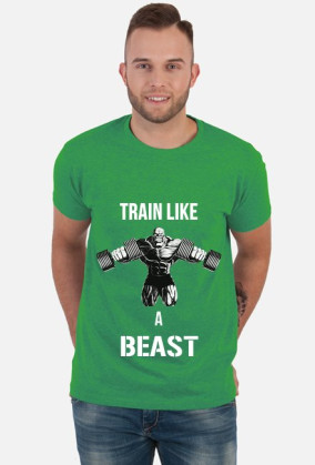 Koszulka Męska Train Like A Beast