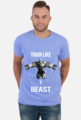 Koszulka Męska Train Like A Beast