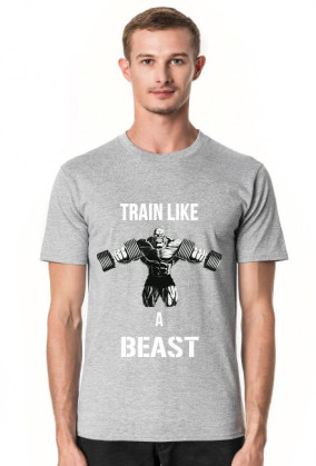 Koszulka Męska Train Like A Beast