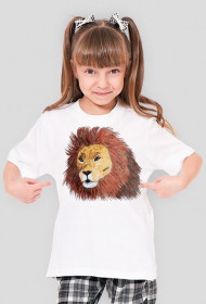 Koszulka dziewczęca lew