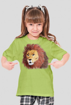 Koszulka dziewczęca lew