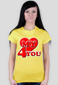My heart for you koszulka 3