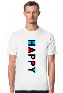 Koszulka męska - Happy