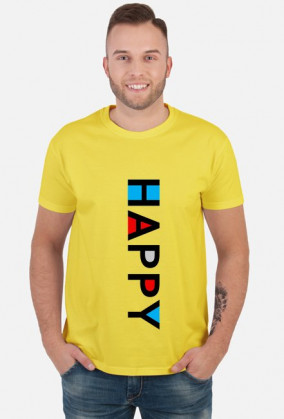 Koszulka męska - Happy