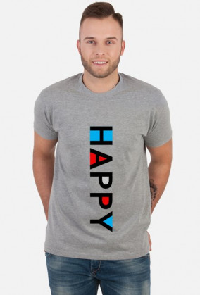 Koszulka męska - Happy