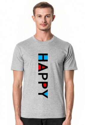 Koszulka męska - Happy
