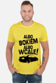 Albo bokiem albo wcale - BMW E46 (koszulka męska) ciemna grafika
