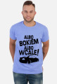 Albo bokiem albo wcale - BMW E46 (koszulka męska) ciemna grafika