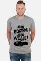 Albo bokiem albo wcale - BMW E46 (koszulka męska) ciemna grafika