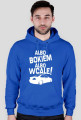 Albo bokiem albo wcale - BMW E46 (bluza męska kapturowa) jasna grafika