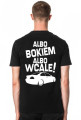 Albo bokiem albo wcale - BMW E46 (koszulka męska) jasna grafika tył