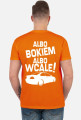 Albo bokiem albo wcale - BMW E46 (koszulka męska) jasna grafika tył