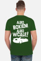 Albo bokiem albo wcale - BMW E46 (koszulka męska) jasna grafika tył