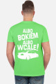 Albo bokiem albo wcale - BMW E46 (koszulka męska) jasna grafika tył
