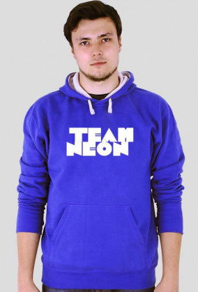 BLUZA MĘSKA Z KAPTUREM TEAM NEON