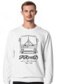 Bluza bez kaptura biała Jelcz PR110D