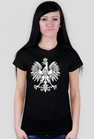 T-shirt Damski Orzeł Biały