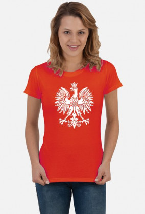 Koszulka Damska Orzeł Biały