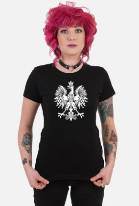 Koszulka Damska Orzeł Biały