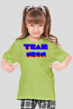 KOSZULKA DZIEWCZĘCA TEAM NEON - NEONOWA