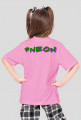 KOSZULKA DZIEWCZĘCA TEAM NEON - NEONOWA