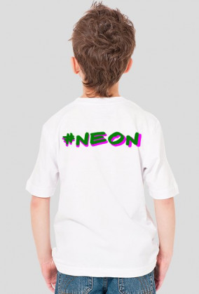 KOSZULKA CHŁOPIĘCA TEAM NEON - NEONOWA