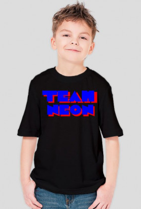 KOSZULKA CHŁOPIĘCA TEAM NEON - NEONOWA