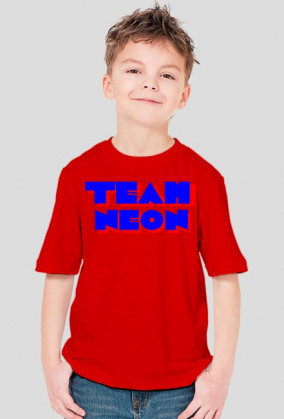 KOSZULKA CHŁOPIĘCA TEAM NEON - NEONOWA