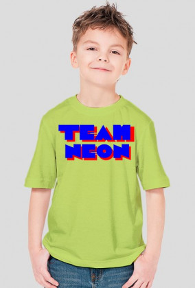 KOSZULKA CHŁOPIĘCA TEAM NEON - NEONOWA