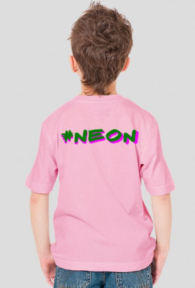 KOSZULKA CHŁOPIĘCA TEAM NEON - NEONOWA