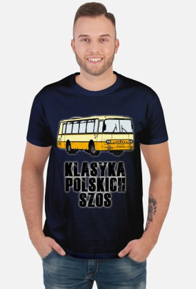 Koszulka granatowa Klasyka polskich szos