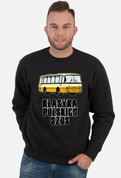 Bluza bez kaptura czarna Klasyka polskich szos