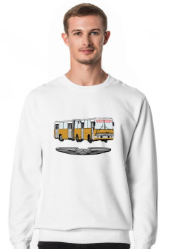 Bluza bez kaptura biała Ikarus