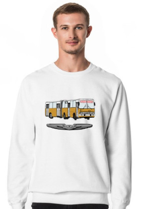 Bluza bez kaptura biała Ikarus