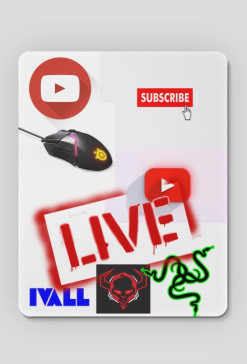 PODKŁADKA POD MYSZKĘ DLA YOUTUBERA