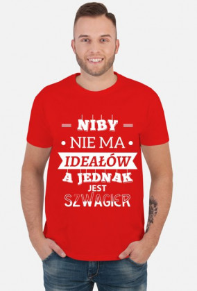 Koszulka "Niby nie ma ideałów, a jednak jest SZWAGIER"