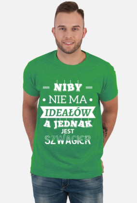 Koszulka "Niby nie ma ideałów, a jednak jest SZWAGIER"