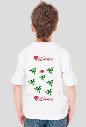 koszulka dla dzieci YouTube Genesis Razer