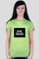 KOSZULKA GIRL POWER Z NAPISEM I LOGIEM NASZEGO TS3