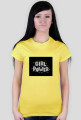 KOSZULKA GIRL POWER Z NAPISEM I LOGIEM NASZEGO TS3