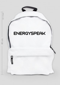 Plecak z napisem energyspeak