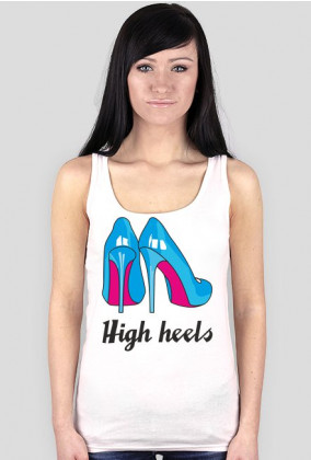 High heels - Koszulka damska bokserka